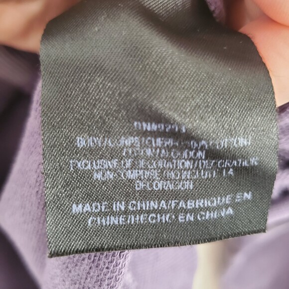 2XL Saks Fifth Avenue Madison Supply Purple Crewneck Utility Sweater Shirt Men - Picture 5 of 12